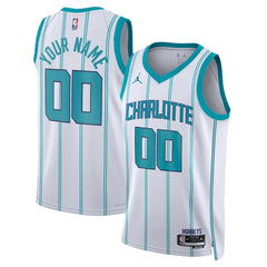 NBA Charlotte Hornets Jordan Brand Unisex Swingman Custom Jersey White - Association Edition on sale