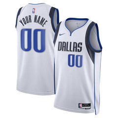 NBA Dallas Mavericks Unisex Swingman Custom Jersey White sale - Association Edition