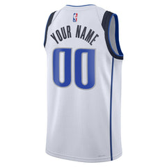 NBA Dallas Mavericks Unisex Swingman Custom Jersey White sale - Association Edition