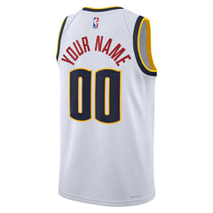 NBA Denver Nuggets Unisex Swingman Custom Jersey White sale - Association Edition
