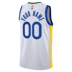 NBA Golden State Warriors Unisex Swingman Custom Jersey White sale - Association Edition