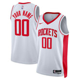 Houston Rockets Unisex Swingman Custom Jersey White Association Edition