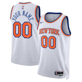 NBA New York Knicks Unisex Swingman Custom Jersey White - Association Edition