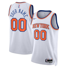 NBA New York Knicks Unisex Swingman Custom Jersey White - Association Edition