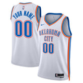 NBA Oklahoma City Thunder Unisex Swingman Custom Jersey White - Association Edition
