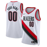 NBA Portland Trail Blazers Unisex Swingman Custom Jersey White - Association Edition
