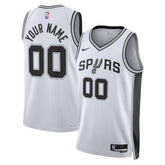 NBA San Antonio Spurs Unisex Swingman Custom Jersey White - Association Edition
