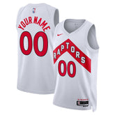 NBA Toronto Raptors Unisex Swingman Custom Jersey White - Association Edition