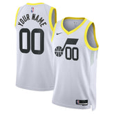 NBA Utah Jazz Unisex Swingman Custom Jersey White - Association Edition