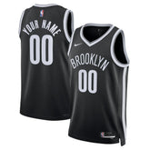 NBA Brooklyn Nets Unisex Swingman Custom Jersey Black - Icon Edition