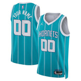 NBA Charlotte Hornets Jordan Brand Unisex Swingman Custom Jersey Teal - Icon Edition discount