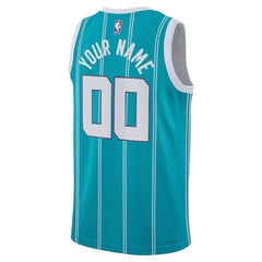 NBA Charlotte Hornets Jordan Brand Unisex Swingman Custom Jersey Teal - Icon Edition discount