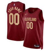 NBA Cleveland Cavaliers Unisex Swingman Custom Jersey Burgundy sale - Icon Edition