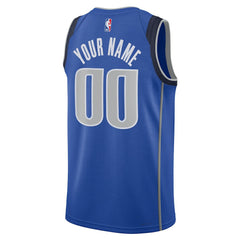 NBA Dallas Mavericks Unisex Swingman Custom Jersey Blue sale - Icon Edition