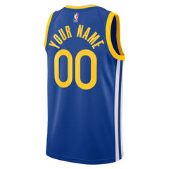 NBA Golden State Warriors Unisex Swingman Custom Jersey Royal sale - Icon Edition