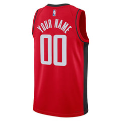 NBA Houston Rockets Unisex Swingman Custom Jersey Red - Icon Edition