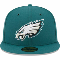 Philadelphia Eagles New Era Omaha 59FIFTY Fitted Hat Midnight Green