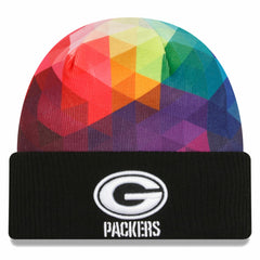 Green Bay Packers New Era 2023 NFL Crucial Catch Cuffed Knit Hat Black