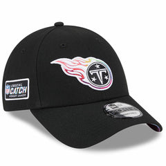 Tennessee Titans New Era 2023 NFL Crucial Catch 9FORTY Adjustable Hat Black