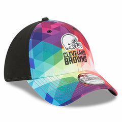 Cleveland Browns New Era 2023 NFL Crucial Catch 39THIRTY Flex Hat Pink