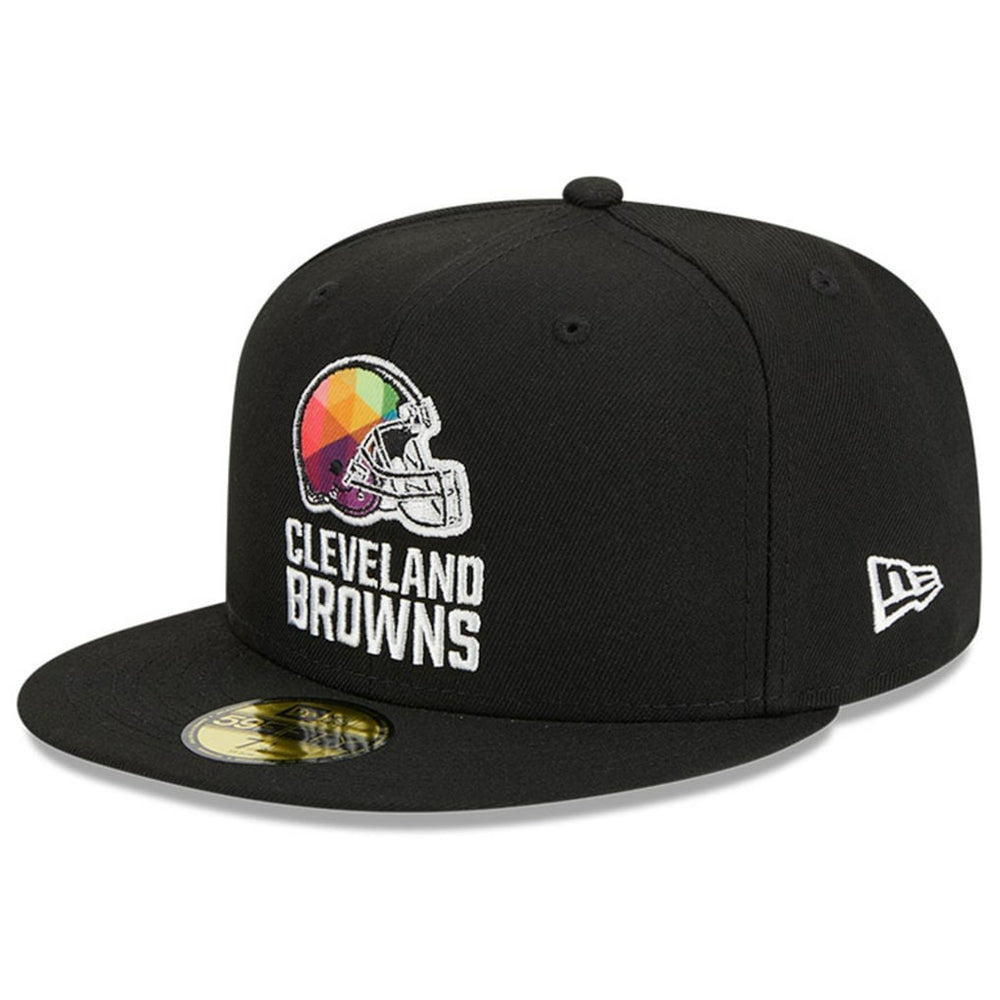 Cleveland Browns New Era 2023 NFL Crucial Catch 59FIFTY Fitted Hat Black