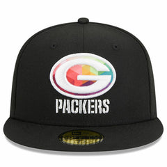 Green Bay Packers New Era 2023 NFL Crucial Catch 59FIFTY Fitted Hat Black