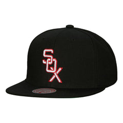 Chicago White Sox Mitchell & Ness Cooperstown Collection Snapback Hat - Black Hats