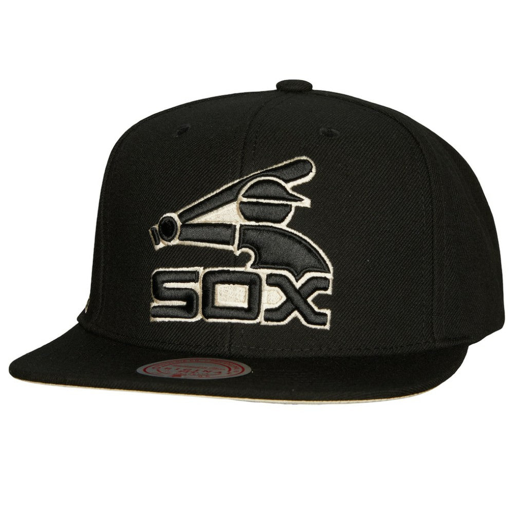 Chicago White Sox Mitchell & Ness Cooperstown Collection True Classics Snapback Hat - Black Hats