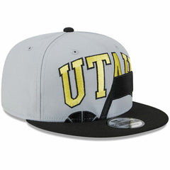 Utah Jazz Tip-Off Two-Tone 9FIFTY Snapback Hat Gray/Black