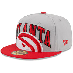 Atlanta Hawks Tip-Off Two-Tone 59FIFTY Fitted Hat Gray/Red