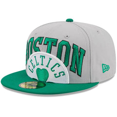 Boston Celtics Tip-Off Two-Tone 59FIFTY Fitted Hat Gray/Kelly Green