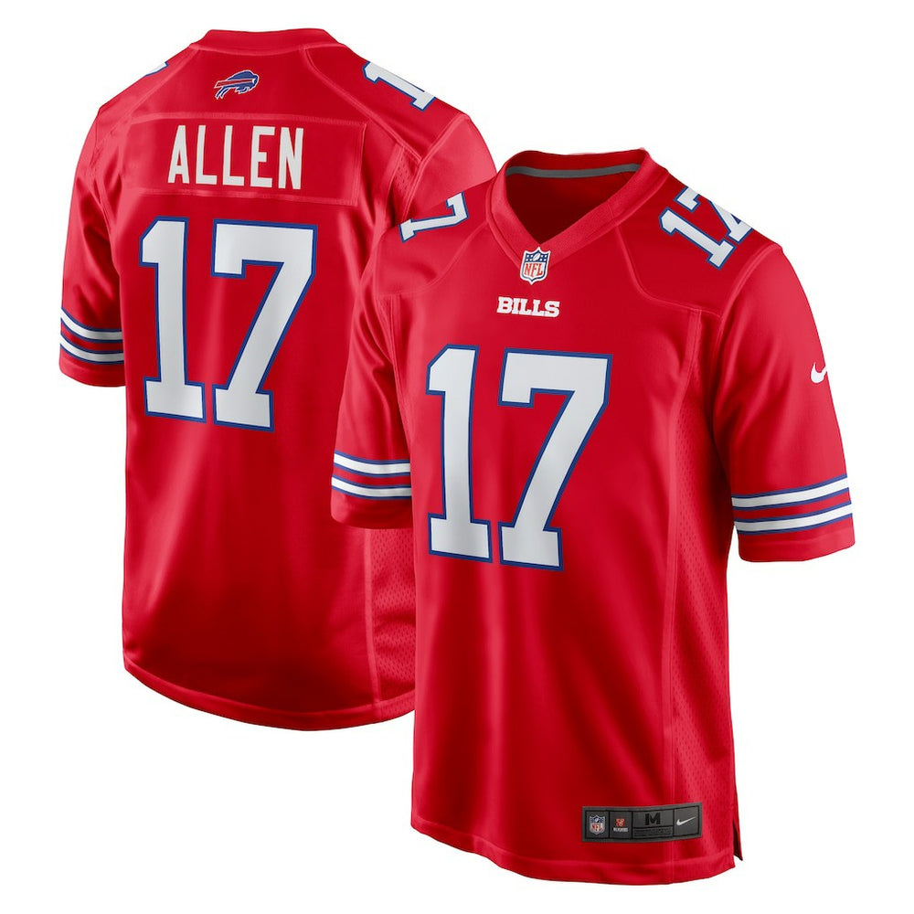NFL Josh Allen Buffalo Bills Alternate Game Jersey - Red