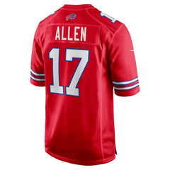 NFL Josh Allen Buffalo Bills Alternate Game Jersey - Red