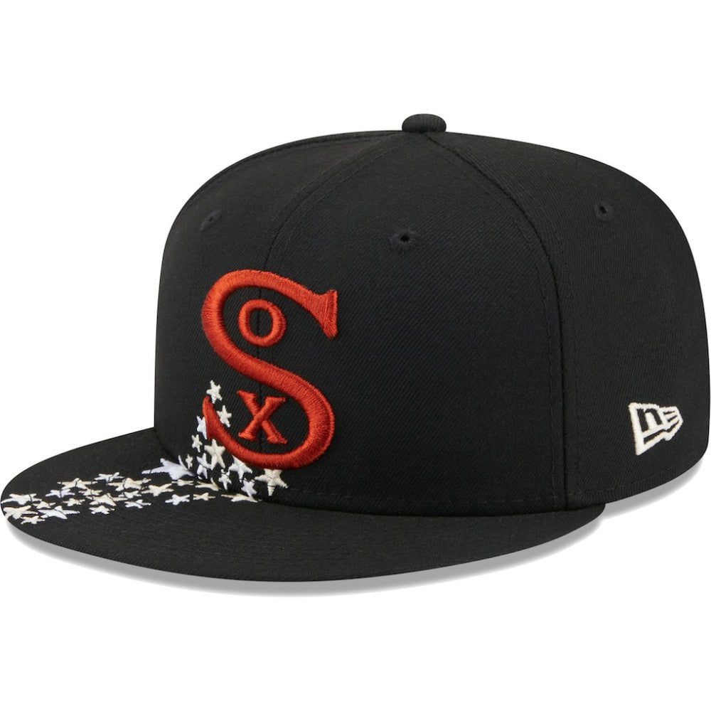 Chicago White Sox New Era Meteor 59FIFTY Fitted Hat - Black Hats