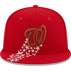 Washington Nationals New Era Meteor 59FIFTY Fitted Hat - Red Hats
