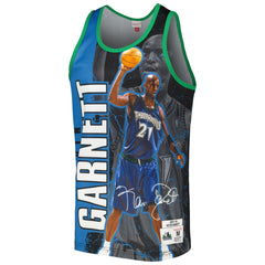 Kevin Garnett Minnesota Timberwolves 2003-04 Hardwood Classics Player Burst Tank Top Black