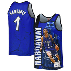 Penny Hardaway Orlando Magic 1994-95 Hardwood Classics Player Burst Tank Top Blue