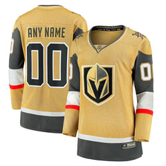 NHL Vegas Golden Knights Fanatics Women's Home Breakaway Custom Jersey -