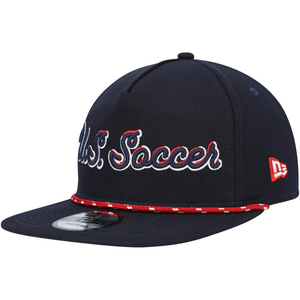 USMNT New Era Script Golfer Adjustable Hat Navy