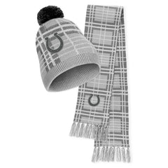 Indianapolis Colts WEAR by Erin Andrews Women's Plaid Knit Hat with Pom & Scarf Set