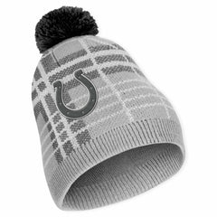 Indianapolis Colts WEAR by Erin Andrews Women's Plaid Knit Hat with Pom & Scarf Set