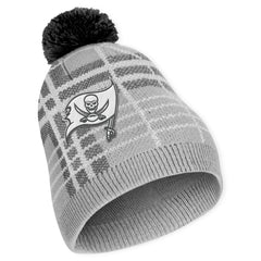 Tampa Bay Buccaneers WEAR by Erin Andrews Women's Plaid Knit Hat with Pom & Scarf Set