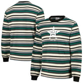 Houston Astros PLEASURES Ballpark Long Sleeve T-Shirt - Cream/Green T-shirts