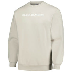 Atlanta Braves PLEASURES Ballpark Pullover Sweatshirt - Gray Pullover