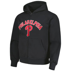 Philadelphia Phillies PLEASURES Opening Day Full-Zip Hoodie - Black Hoodies