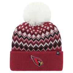 Arizona Cardinals '47 Women's Elsa Cuffed Knit Hat with Pom Cardinal
