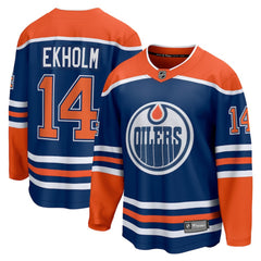 NHL Mattias Ekholm Edmonton Oilers Fanatics Home Breakaway Jersey - Royal