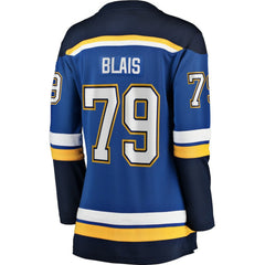 NHL Sammy Blais St. Louis Blues Women's Fanatics Home Breakaway Jersey - Blue
