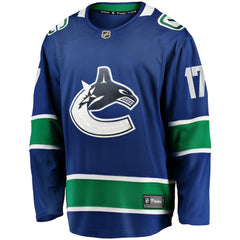 NHL Filip Hronek Vancouver Canucks Fanatics Home Breakaway Jersey - Blue