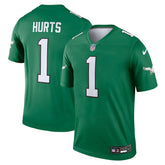 Jalen Hurts Philadelphia Eagles Legend Player Performance Top Kelly Green